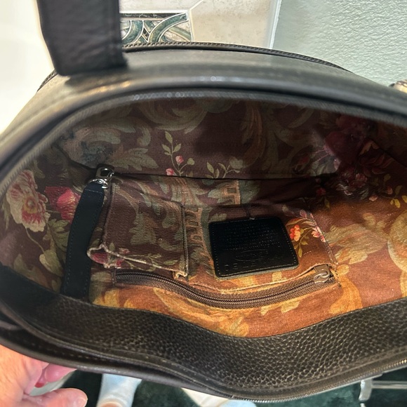 Authentic Brighton Vintage Black Leather Shoulder Bag, Excellent condition - Picture 9 of 13